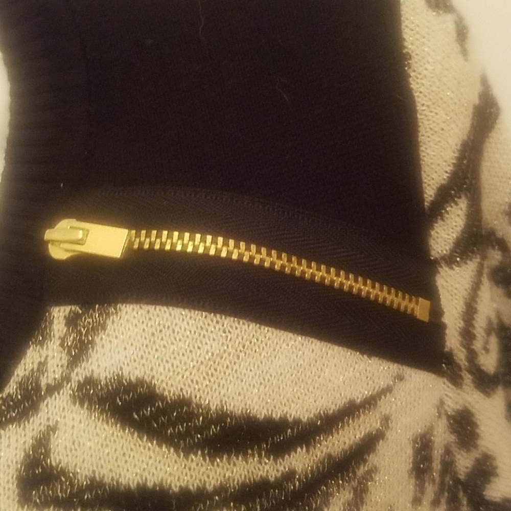Chico's Sweater with Metallic Threads - Picture 2 of 5